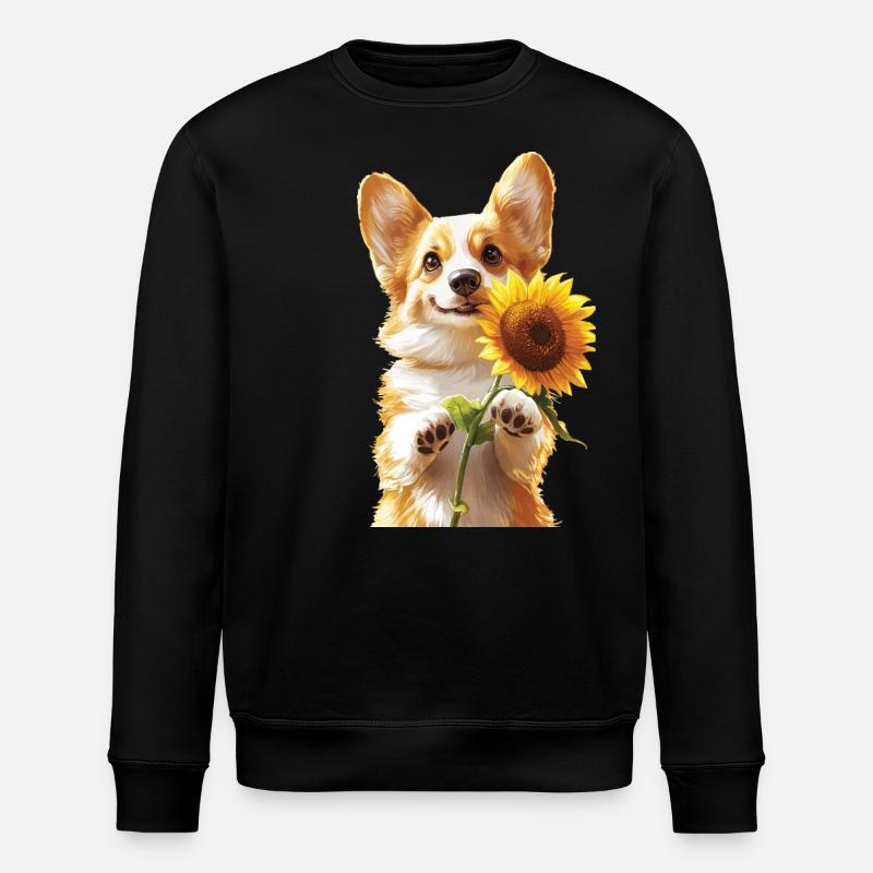 Corgi - Stanley/Stella Unisex Bio-Sweatshirt ROLLER - Schwarz