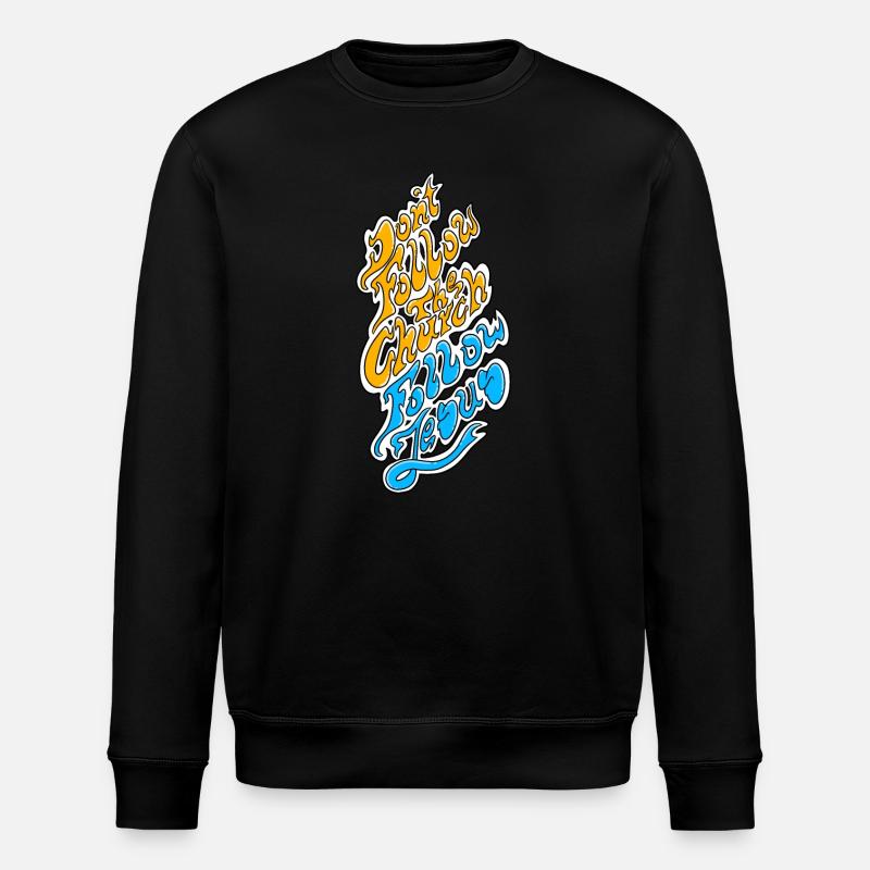 Antiklerykal - Stanley/Stella Unisex Bio-Sweatshirt ROLLER - Schwarz
