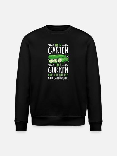 Jardinier Concombre Jardin fermier - Sweat bio ROLLER Stanley/Stella Unisexe - noir