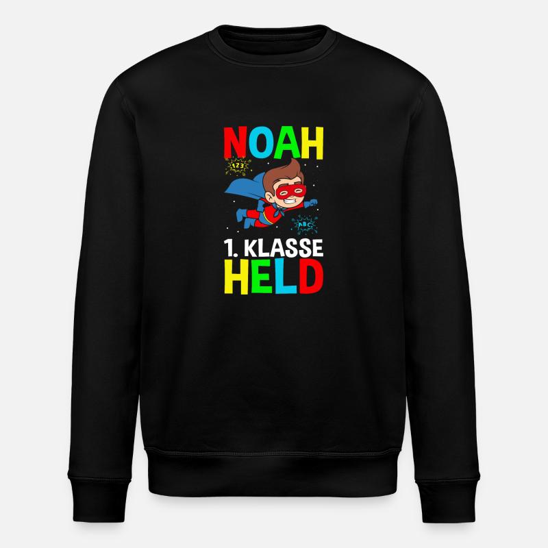 Écolier Noah 1ère année Héros - Sweat bio ROLLER Stanley/Stella Unisexe - noir