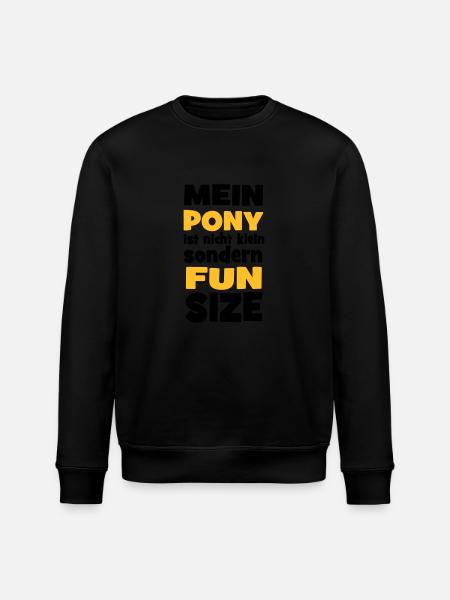 Pony - Stanley/Stella Unisex Bio-Sweatshirt ROLLER - Schwarz