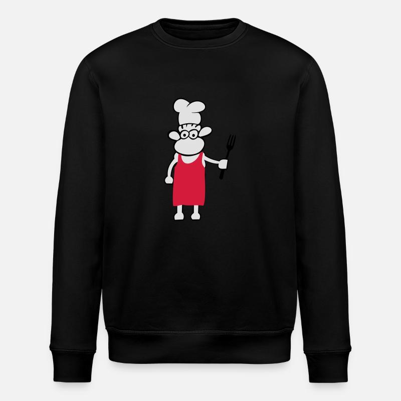 Schääf koch - Stanley/Stella Unisex Bio-Sweatshirt ROLLER - Schwarz