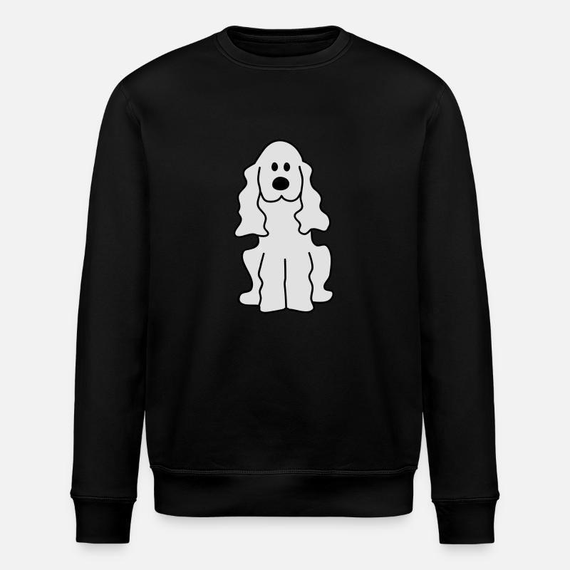 Cocker Spaniel - Sweat bio ROLLER Stanley/Stella Unisexe - noir