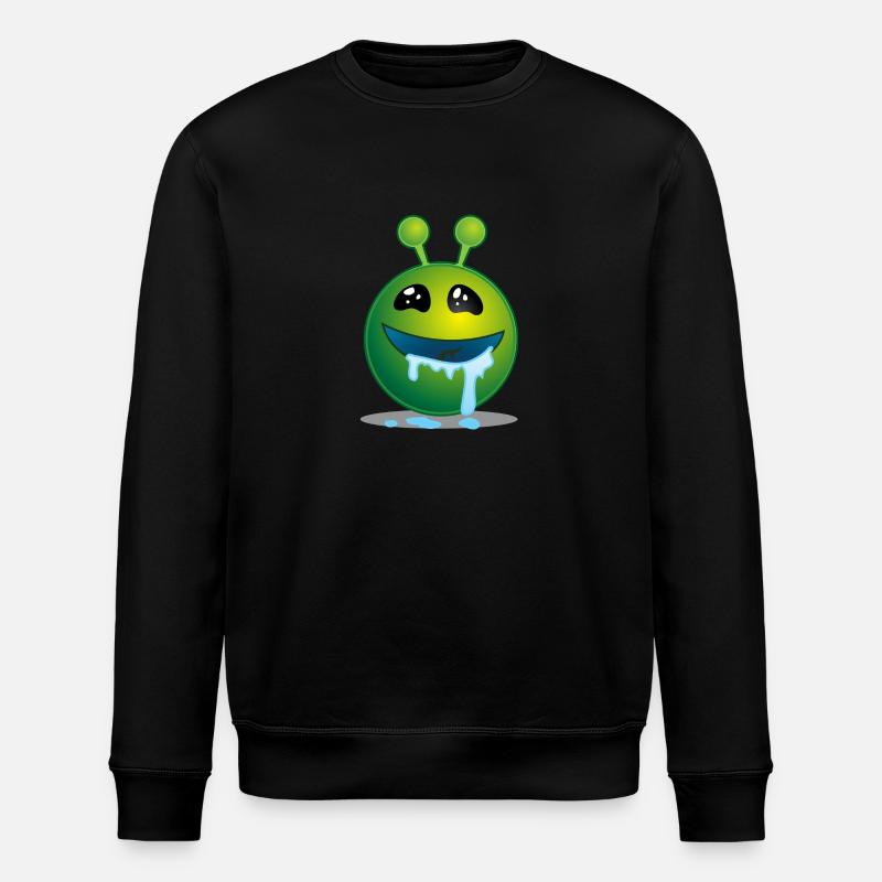 monstre vert - Sweat bio ROLLER Stanley/Stella Unisexe - noir