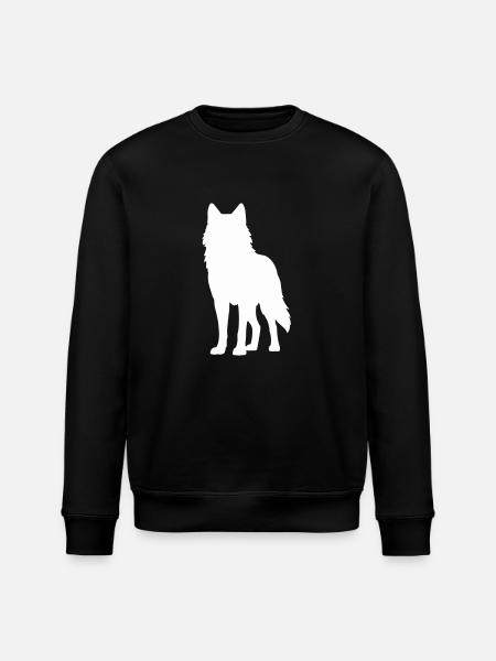 Wolf 1 - Stanley/Stella ROLLER Unisex Organic Sweatshirt - black