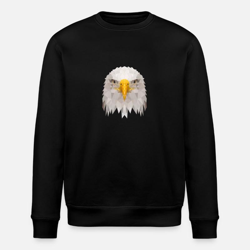 Adler - Stanley/Stella Unisex Bio-Sweatshirt ROLLER - Schwarz