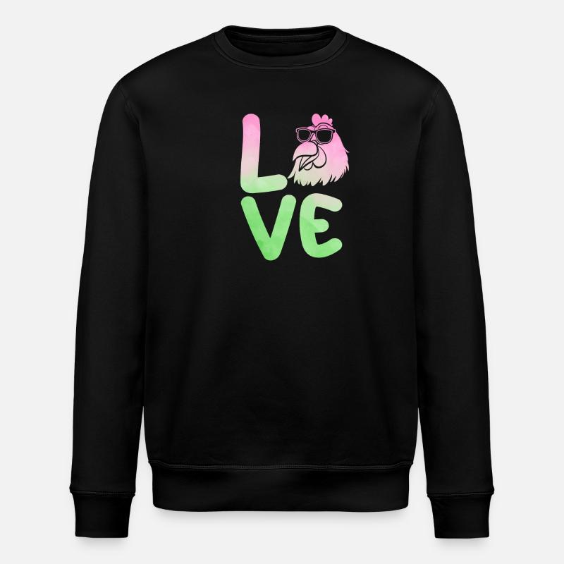Poules Poule - Sweat bio ROLLER Stanley/Stella Unisexe - noir