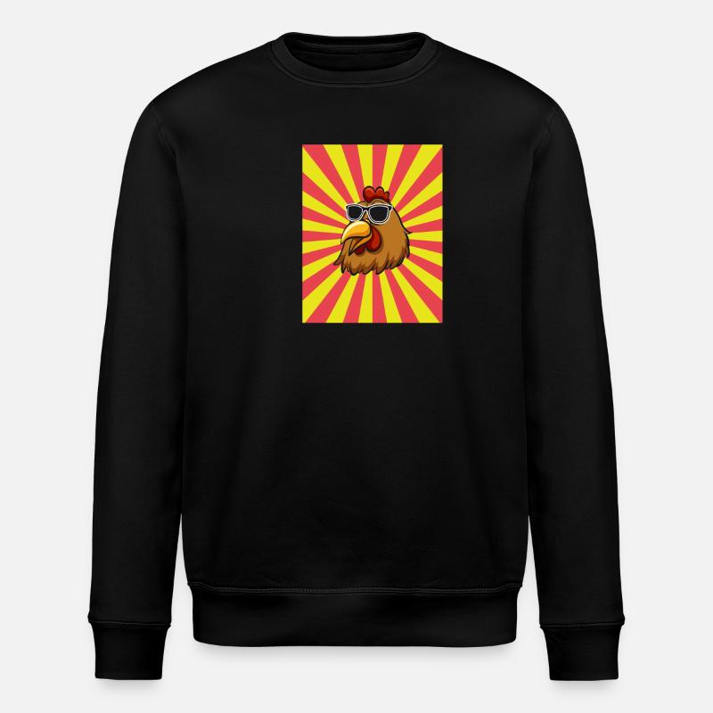 Poules Poule - Sweat bio ROLLER Stanley/Stella Unisexe - noir