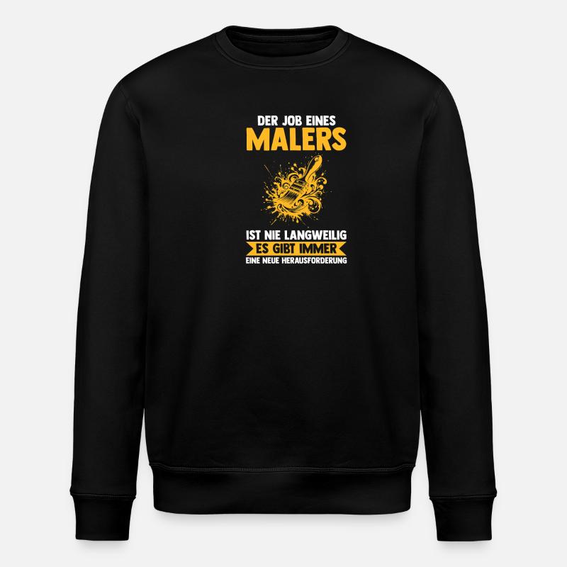 Master Painter Journeyman Painter - Stanley/Stella ROLLER Unisex Organic Sweatshirt - black