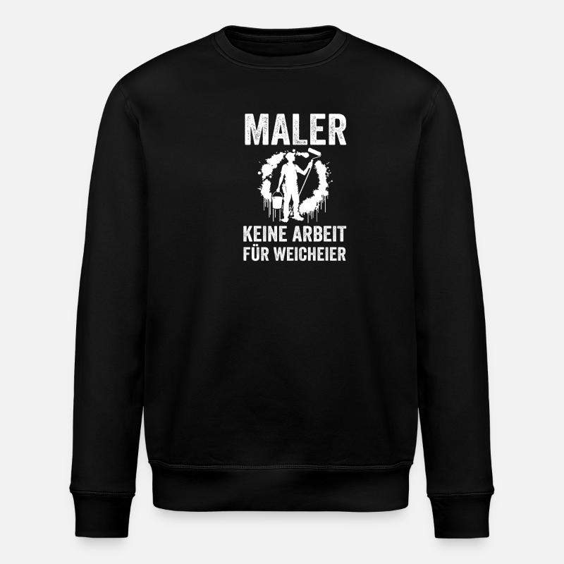 Master Painter Journeyman Painter - Stanley/Stella ROLLER Unisex Organic Sweatshirt - black