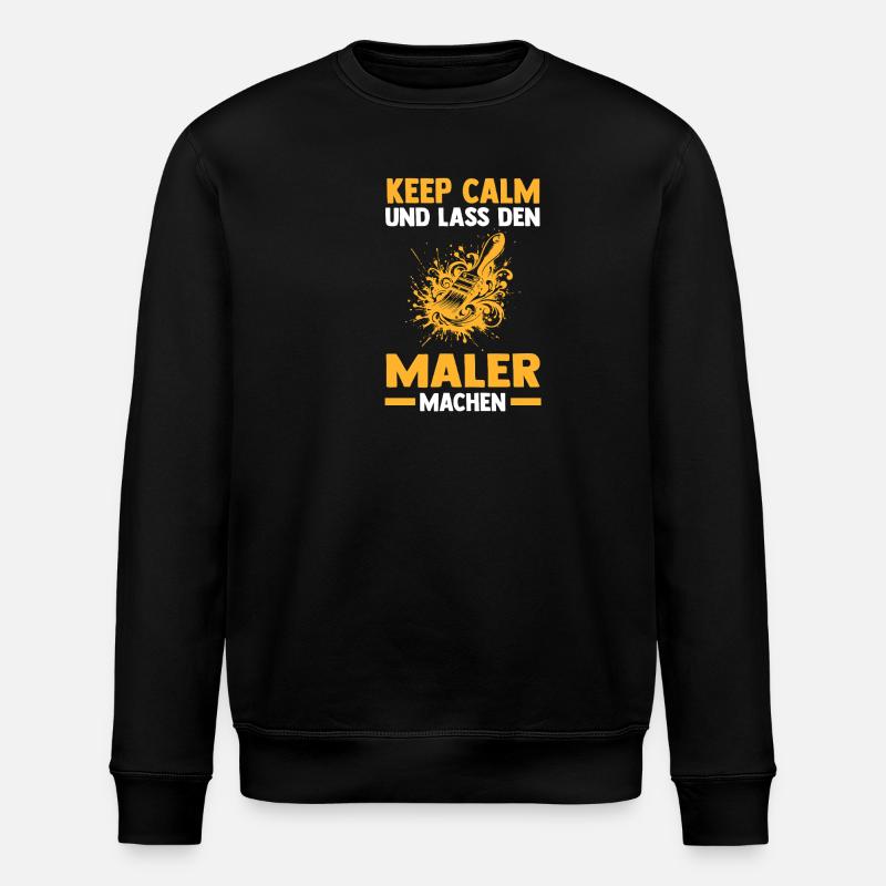 Master Painter Journeyman Painter - Stanley/Stella ROLLER Unisex Organic Sweatshirt - black