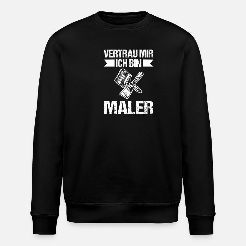 Maître Peintre Compagnon Peintre - Sweat bio ROLLER Stanley/Stella Unisexe - noir
