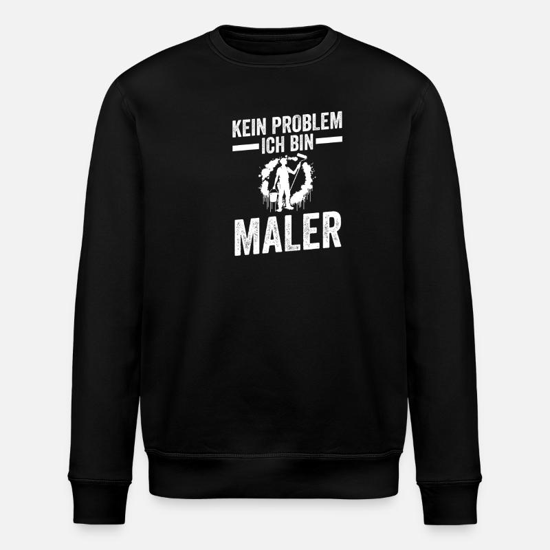 Master Painter Journeyman Painter - Stanley/Stella ROLLER Unisex Organic Sweatshirt - black
