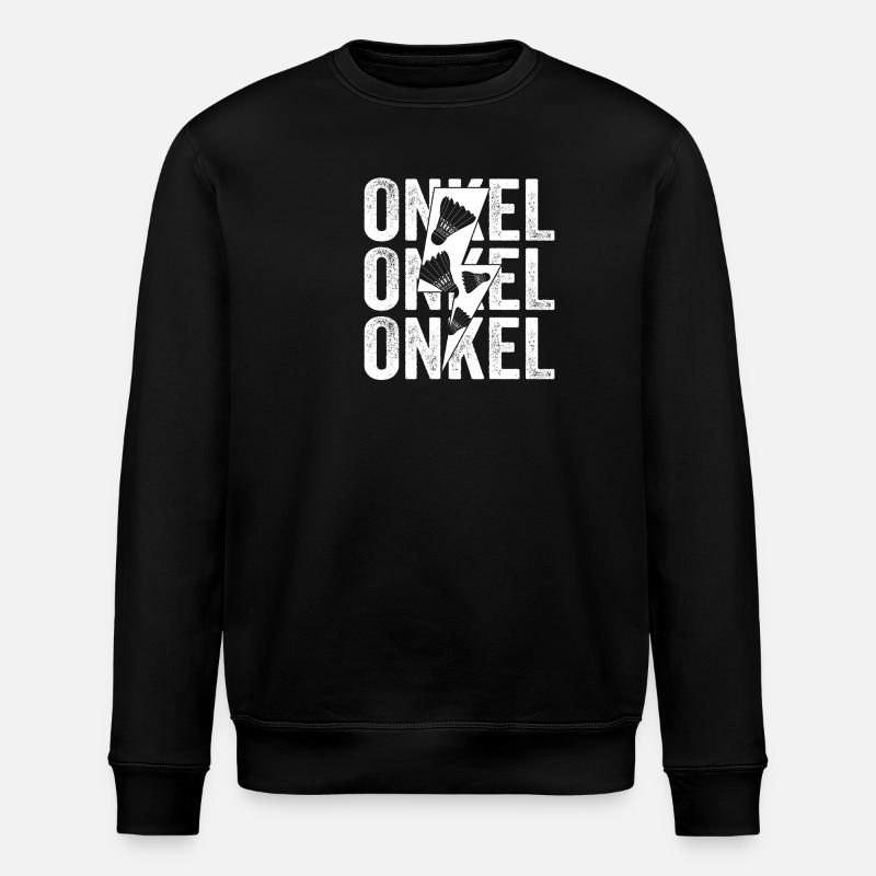 Badminton Uncle Badminton - Stanley/Stella ROLLER Unisex Organic Sweatshirt - black