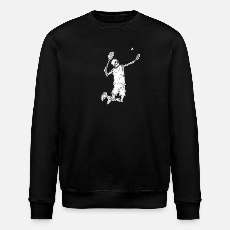 Federball Badminton - Stanley/Stella Unisex Bio-Sweatshirt ROLLER - Schwarz