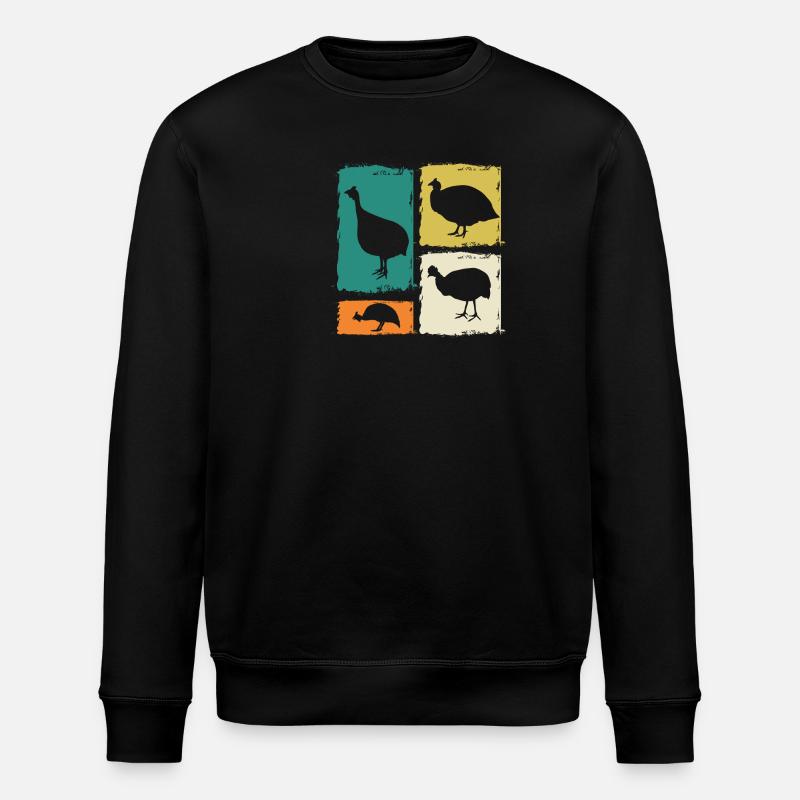 Poules Coq Pintade - Sweat bio ROLLER Stanley/Stella Unisexe - noir