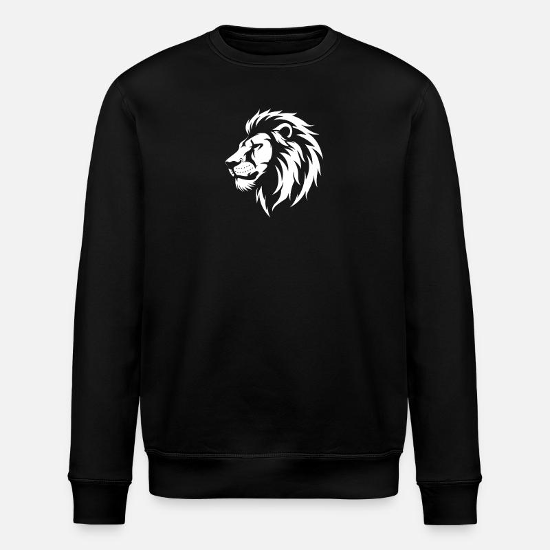 Lion - Stanley/Stella ROLLER Unisex Organic Sweatshirt - black