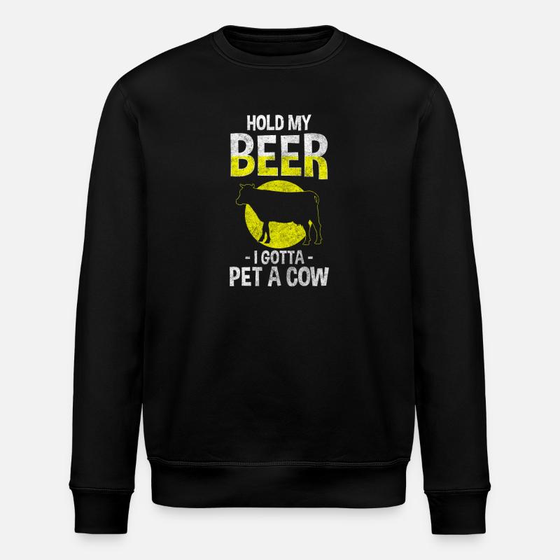 Beef Stable Sweet - Stanley/Stella ROLLER Unisex Organic Sweatshirt - black