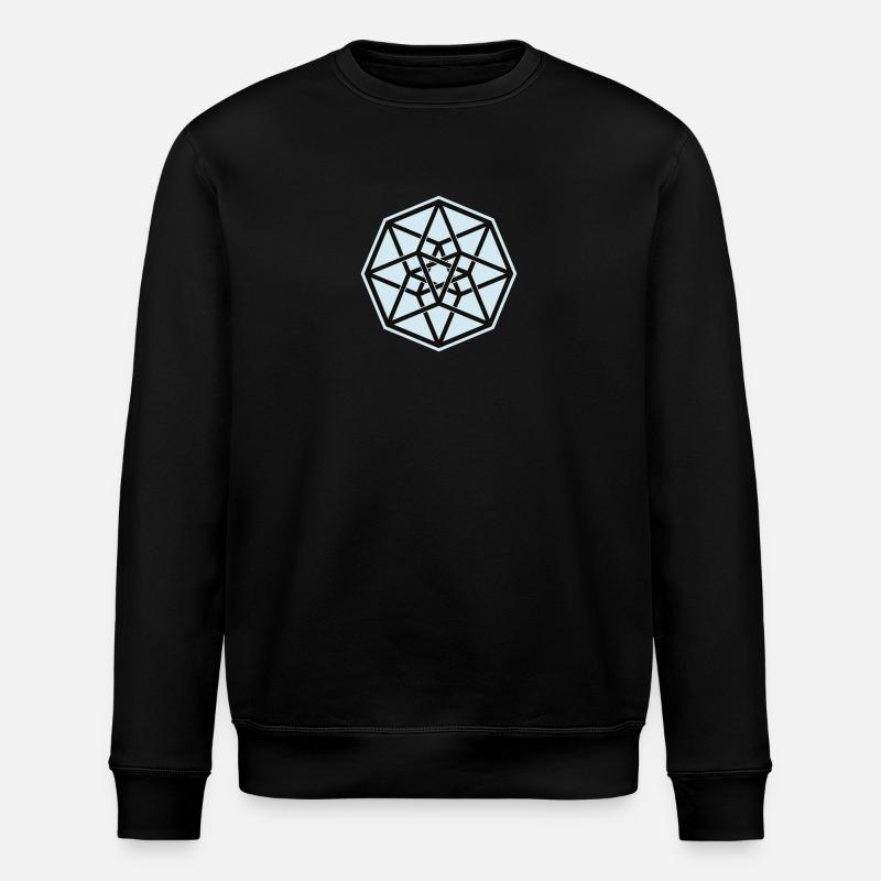 Le Tesseract - Inverser - Sweat bio ROLLER Stanley/Stella Unisexe - noir