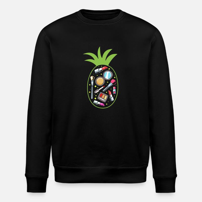 Kosmetikerin Ananas - Stanley/Stella Unisex Bio-Sweatshirt ROLLER - Schwarz