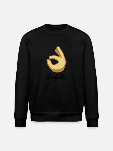 Perfekt. - Stanley/Stella Unisex Bio-Sweatshirt ROLLER - Schwarz