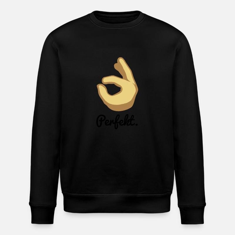 Perfekt. - Stanley/Stella Unisex Bio-Sweatshirt ROLLER - Schwarz