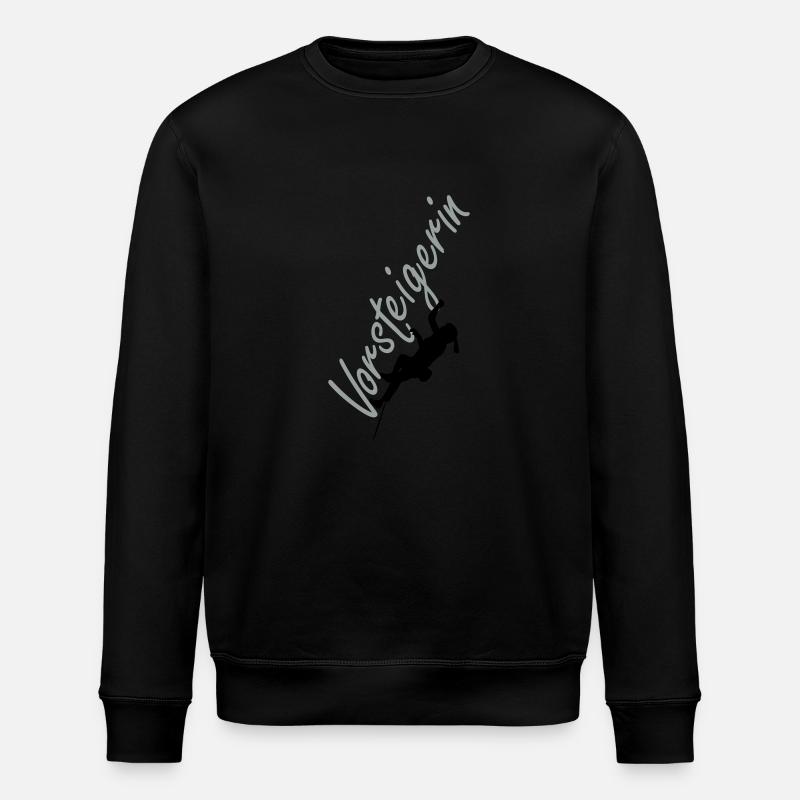 Vorsteigerin - Stanley/Stella Unisex Bio-Sweatshirt ROLLER - Schwarz