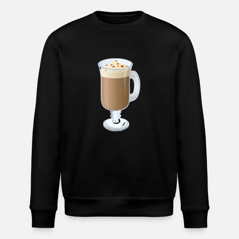 Cafe - Stanley/Stella Unisex Bio-Sweatshirt ROLLER - Schwarz