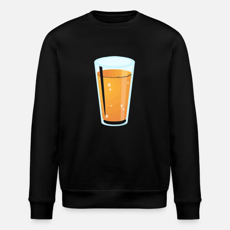 Saft Glas - Stanley/Stella Unisex Bio-Sweatshirt ROLLER - Schwarz