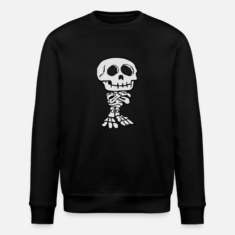 Drôle squelette 1 (2f) - Sweat bio ROLLER Stanley/Stella Unisexe - noir
