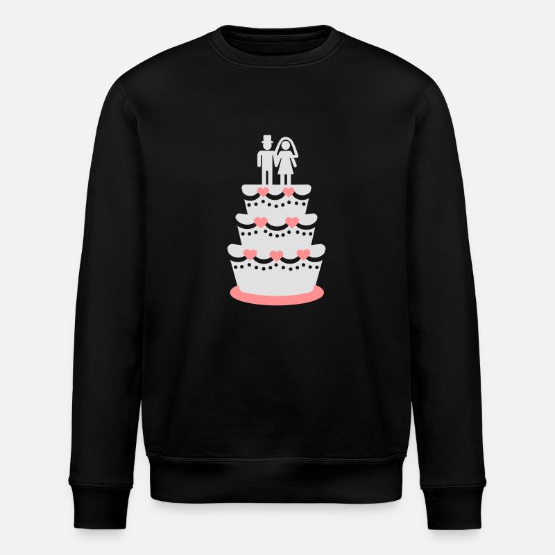 Hochzeit - Stanley/Stella Unisex Bio-Sweatshirt ROLLER - Schwarz