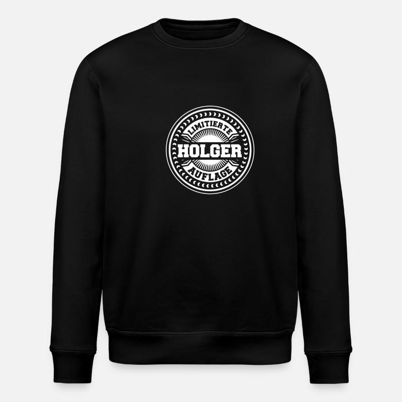Holger - Sweat bio ROLLER Stanley/Stella Unisexe - noir