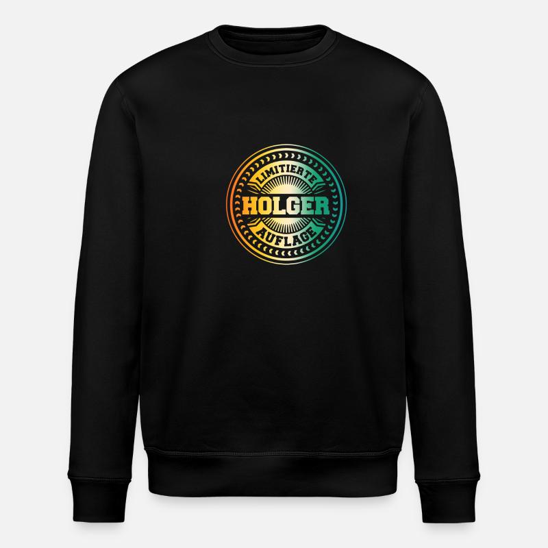 Holger - Sweat bio ROLLER Stanley/Stella Unisexe - noir
