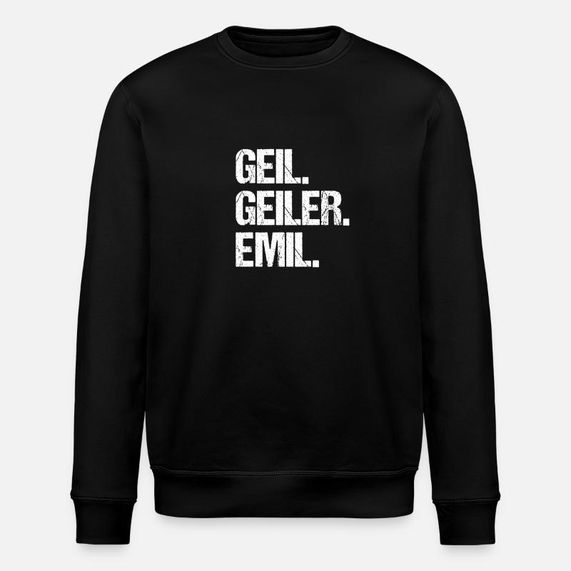 Emil - Stanley/Stella Unisex Bio-Sweatshirt ROLLER - Schwarz