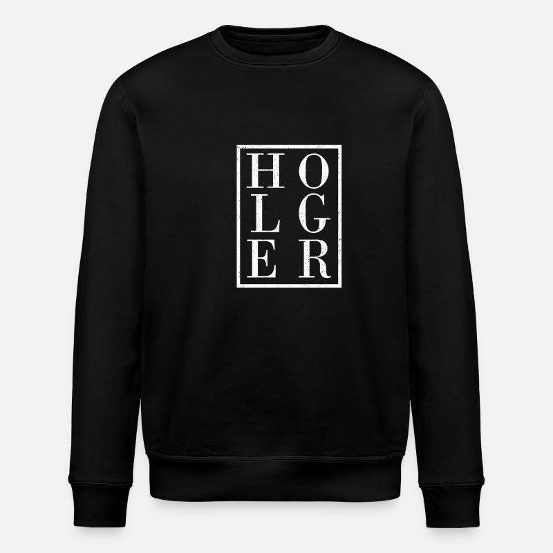 Holger - Sweat bio ROLLER Stanley/Stella Unisexe - noir