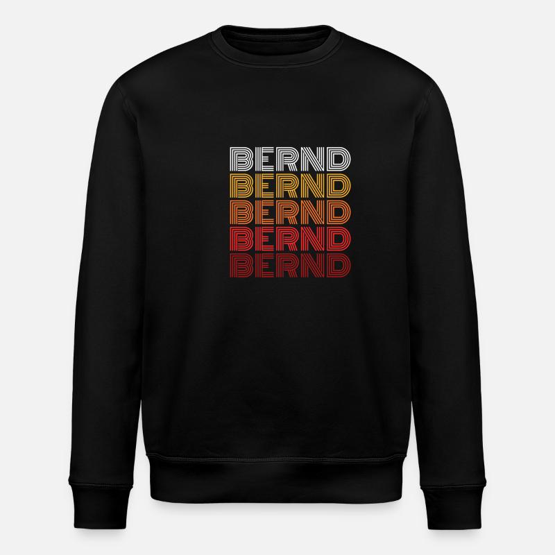 Bernd - Stanley/Stella ROLLER Unisex Organic Sweatshirt - black
