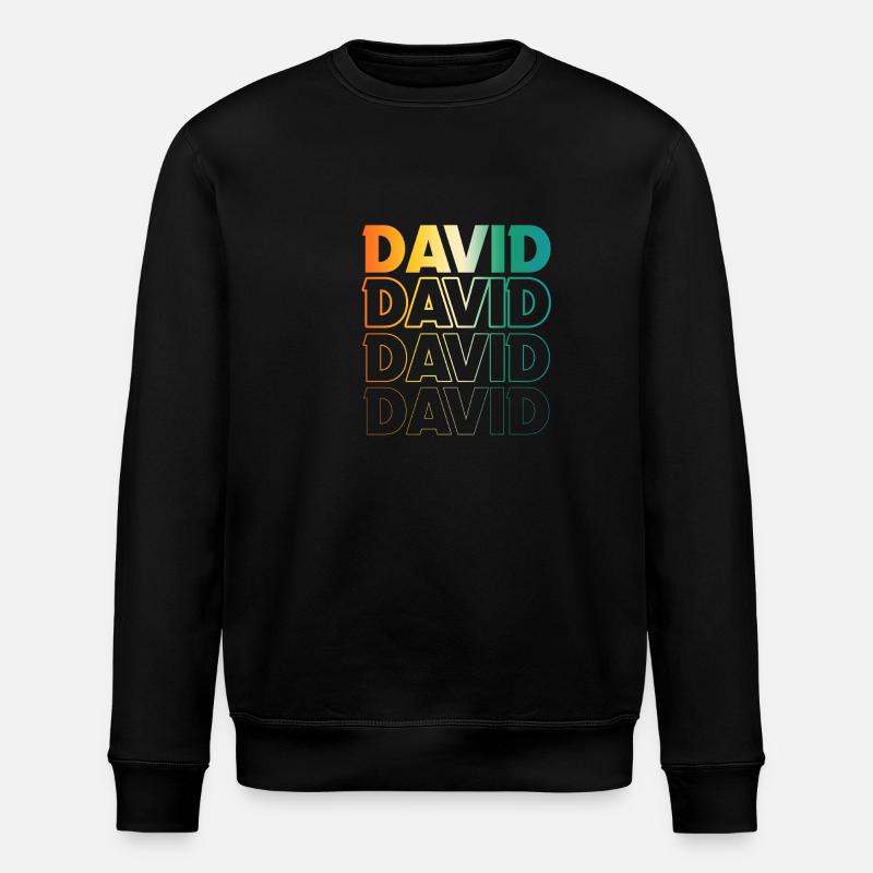 David - Stanley/Stella Unisex Bio-Sweatshirt ROLLER - Schwarz