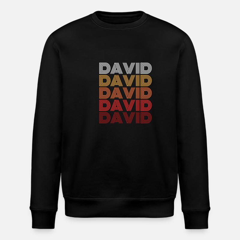 David - Stanley/Stella ROLLER Unisex Organic Sweatshirt - black