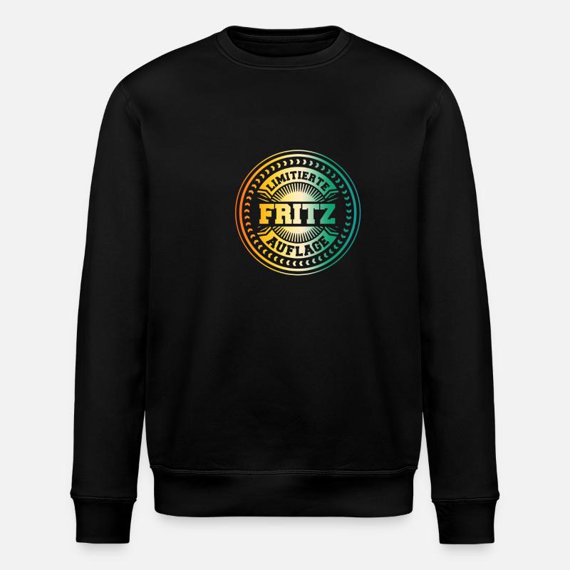 Fritz - Sweat bio ROLLER Stanley/Stella Unisexe - noir