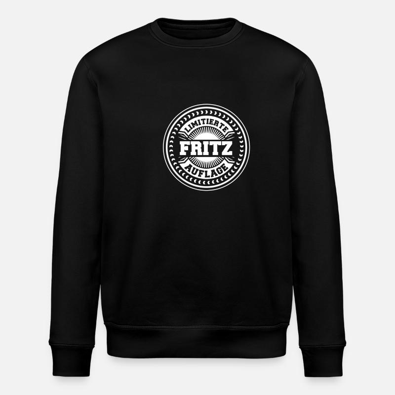 Fritz - Stanley/Stella ROLLER Unisex Organic Sweatshirt - black