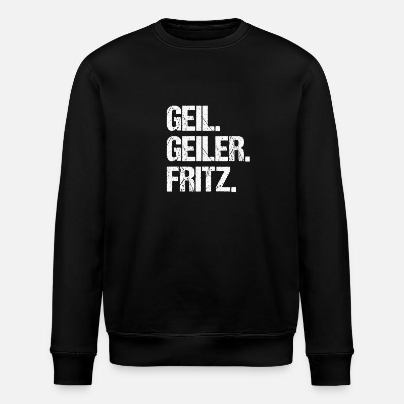Fritz - Stanley/Stella ROLLER Unisex Organic Sweatshirt - black