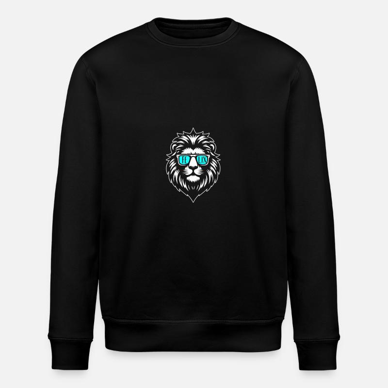 Löwe Felix - Stanley/Stella Unisex Bio-Sweatshirt ROLLER - Schwarz