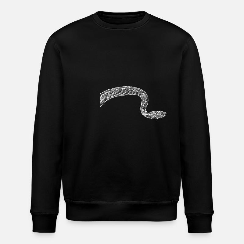 Snake Snakes - Stanley/Stella ROLLER Unisex Organic Sweatshirt - black