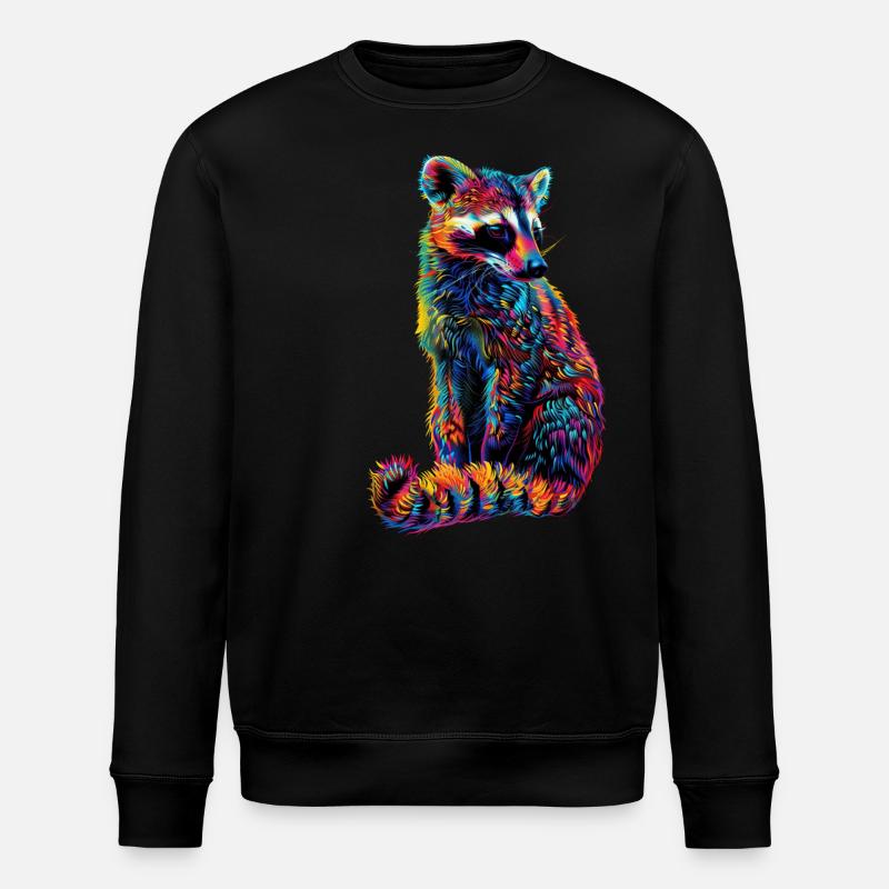 Nasenbär - Stanley/Stella Unisex Bio-Sweatshirt ROLLER - Schwarz