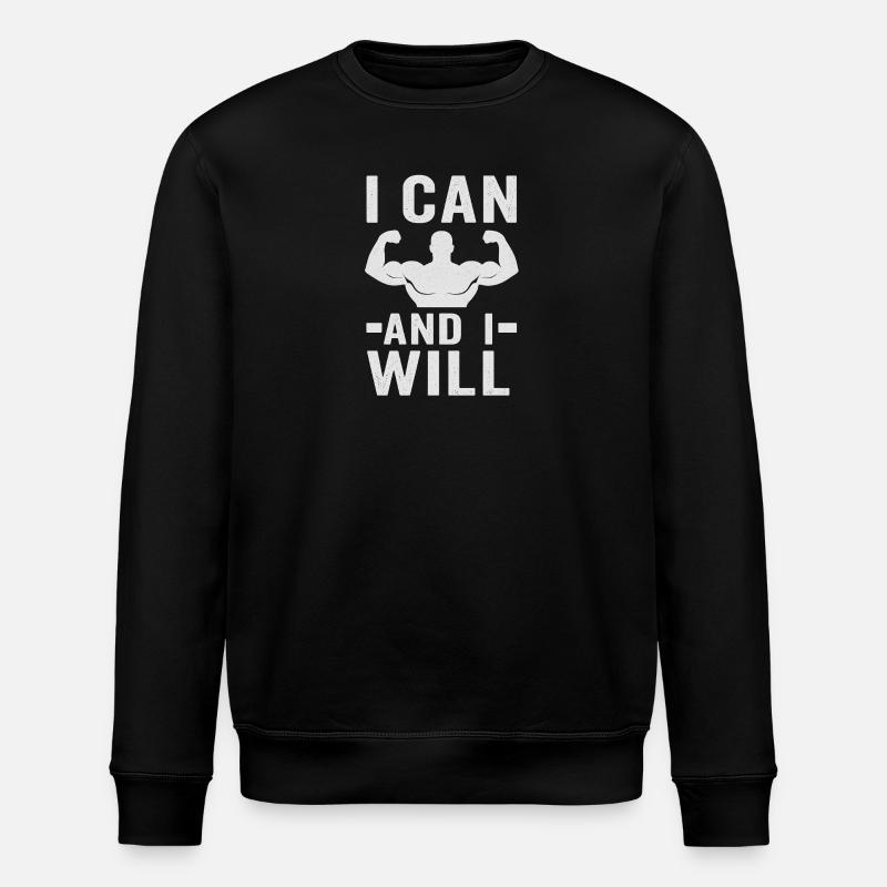 Conception de citations musculaires stimulantes - Sweat bio ROLLER Stanley/Stella Unisexe - noir