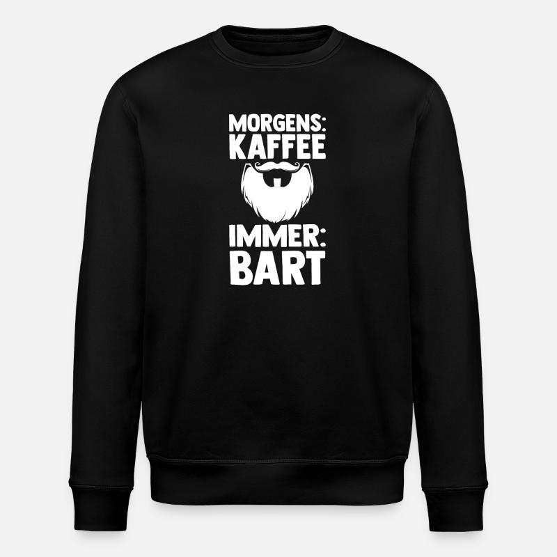 Bearded Bearded Beard - Stanley/Stella ROLLER Unisex Organic Sweatshirt - black