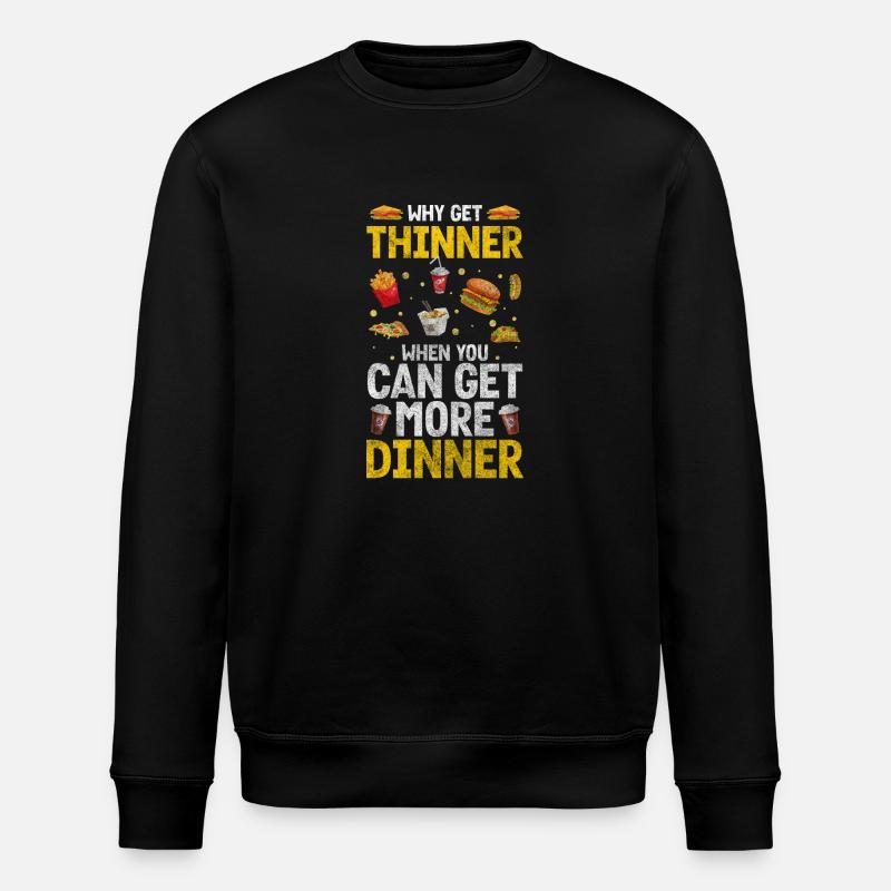 Mahlzeit Restaurant Vielesser - Stanley/Stella Unisex Bio-Sweatshirt ROLLER - Schwarz