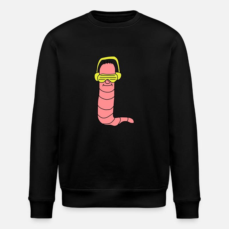 Cool Party Worm DJ - Sweat bio ROLLER Stanley/Stella Unisexe - noir