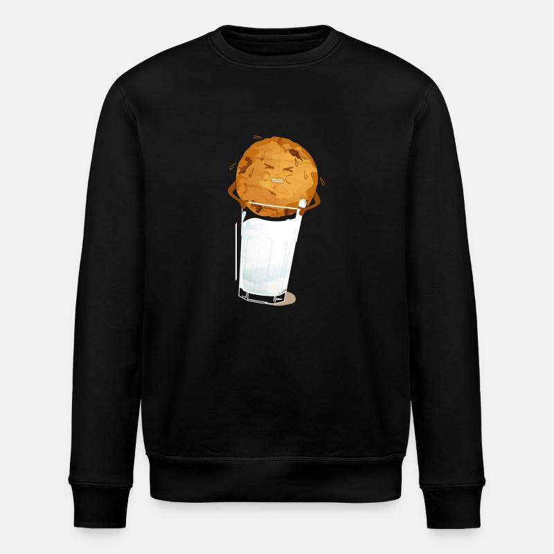 milk'n'cookie - Stanley/Stella Unisex Bio-Sweatshirt ROLLER - Schwarz