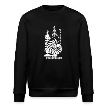 Nouvelle-Calédonie - Sweat bio ROLLER Stanley/Stella Unisexe - noir - Devant - Nik (191cm)